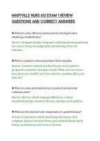 Maryville Nurs 612 Exam 1 Review&NewLine;Questions And Correct Answers&NewLine;