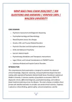 Nrnp 6665 Final Exam 2026&sol;2027 &vert; 300 Questions And Answers &vert; Verified 100&percnt; &vert; Walden University