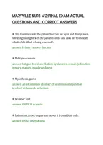 Maryville Nurs 612 Final Exam Actual&NewLine;Questions And Correct Answers&NewLine;