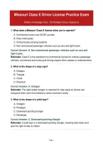 Missouri Class E Practice Exam &mdash; Complete Practice Questions