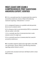 West&lowbar;Coast&lowbar;Emt&lowbar;Exam&lowbar;5&lowbar;Comprehensive&lowbar;Test&lowbar;Paper&lowbar;2026&lowbar;Complete&lowbar;Questions&period;pdf