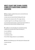 West&lowbar;Coast&lowbar;Emt&lowbar;Exam&lowbar;4&lowbar;Final&lowbar;Paper&lowbar;2026&lowbar;Tested&lowbar;Questions&lowbar;With&lowbar;Full&period;pdf