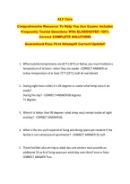 ALF Core  &NewLine;Comprehensive Resource To Help You Ace Exams Includes &NewLine;Frequently Tested Questions With ELABORATED 100&percnt; &NewLine;Correct COMPLETE SOLUTIONS &NewLine;Guaranteed Pass First Attempt&excl;&excl; Current Update&excl;&excl;