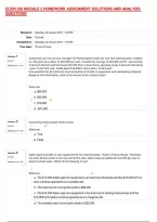 Econ 528 Module 2 Homework Assignment Solutions And Analysis&NewLine;Questions