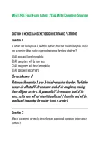 WGU 785 Final Exam Latest 2024 With Complete Solution