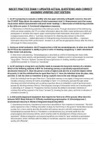 Nbcot Practice Exam 1 Updated Actual Questions And Correct&NewLine;Answers Verified 2027 Edition&NewLine;