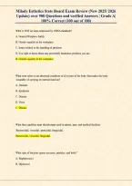 Milady Esthetics State Board Exam Review &lpar;2025&sol;2026&rpar; &ndash; 900&plus; Questions & Verified Answers &vert; Grade A Prep Study Guide