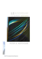 Test Bank for Leadership&colon; Theory and Practice&comma; 7th Edition by Peter G&period; Northouse &ndash; All Chapters 1&ndash;16 &lpar;Complete Instructor Resource&rpar;