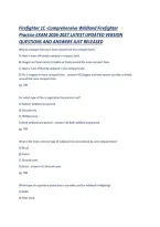 Firefighter 1C -Comprehensive Wildland Firefighter Practice EXAM 2026-2027 LATEST UPDATED VERSION QUESTIONS AND ANSWERS JUST RELEASED &period;pdf&NewLine;&NewLine;