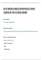 Nr 507 Midterm Advanced Pathophysiology Review&NewLine;Question Set With Accurate Answers