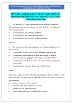 RN VATI Comprehensive Predictor Exam Study Guide &lpar;2025&sol;2026&rpar; &ndash; NGN Questions & Revised Correct Answers &vert; 100&percnt; Guarantee Pass &lpar;Grade A&rpar;