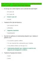 Nur 230 Exam 3 Questions And Answers &vert; Comprehensive &NewLine;Study Guide &vert; Latest Updated Version