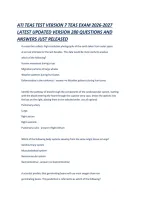 Ati Teas Test Version 7 Teas Exam 2026-2027 Latest Updated Version 280 Questions And Answers Just Released &period;Pdf&NewLine;&NewLine;Ati Teas Test Version 7 Teas Exam 2026-2027 Latest Updated Version 280 Questions And Answers Just Released &period;Pdf&NewLine;&NewLine;