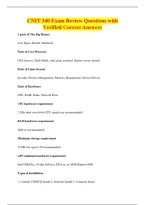 CNIT 340 Exam Review Questions with&NewLine;Verified Correct Answers