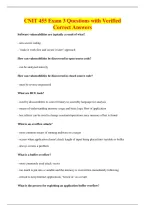 CNIT 455 Exam 3 Questions with Verified&NewLine;Correct Answers