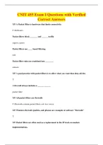 CNIT 455 Exam I Questions with Verified&NewLine;Correct Answers