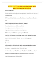 BUNDLE OF CNIT 455  QUESTIONS WITH VERIFIED CORRECT ANSWERS