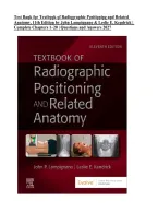 Test Bank for Textbook of Radiographic Positioning and Related Anatomy&comma; 11th Edition by John Lampignano & Leslie E&period; Kendrick &vert; Complete Chapters 1&ndash;20 &vert; Questions & Answers 2027