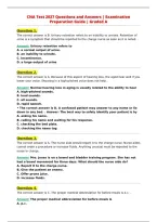CNA Test 2027 Questions and Answers &vert; Examination&NewLine;Preparation Guide &vert; Graded A