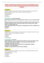 NR509 &sol; NR 509 Advanced Physical Assessment 2027 Midterm Exam -&NewLine;Detailed Review Guide with Exam Questions and Verified Solutions -&NewLine;Grade A&plus;