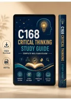 C168 Critical Thinking Study Guide &lpar;2026&sol;2027&rpar; &vert; WGU Complete Exam Review & Assessment Prep