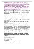 RN Pharmacology A Relias Exam Practice Test 2026&sol;2027 &vert; Relias RN Pharmacology A Study Guide&comma; Practice Questions & Answers&comma; Medication Administration&comma; Dosage Calculations&comma; Cardiovascular Drugs&comma; Anticoagulants&comma; Diabetes&comma; IV Medications & Comprehensive Nurs