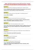 NR546 &sol; NR 546 Psychopharmacology 2027 Final Exam - Detailed&NewLine;Review Guide with Exam Questions and Verified Solutions - Grade A&plus;&NewLine;