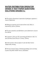 Water Distribution Operator Grade I4&period;Pdf