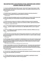 Nra Instructors Class Updated Actual Questions And Correct&NewLine;Answers Verified 2027 Edition
