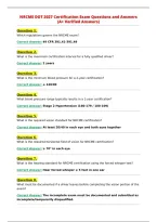 NRCME DOT 2027 Certification Exam Questions and Answers&NewLine;&lpar;A&plus; Verified Answers&rpar;&NewLine;