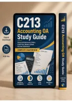 C213 Accounting Objective Assessment Study Guide &lpar;2026&sol;2027&rpar; &vert; WGU Complete Exam Review & Assessment Prep