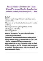 NSG533 &sol; NSG 533 Exam 1 &lpar;Latest 2024 &sol; 2025&rpar;&colon; Advanced Pharmacology &vert; Complete Review Questions and Verified Answers &vert; 100&percnt; Correct &vert; Grade A - Wilkes