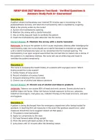 NRNP 6540 2027 Midterm Test Bank - Verified Questions &&NewLine;Answers Study Pack A&plus; Guaranteed&NewLine;
