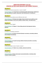 NRNP 6552 MIDTERM Latest 40&NewLine;UPDATED ACTUAL Exam Questions and CORRECT Answers&NewLine;