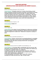 NRNP 6552 MIDTERM&NewLine;UPDATED ACTUAL Exam Questions and CORRECT Answers&NewLine;