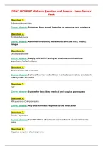 NRNP 6675 2027 Midterm Question and Answer - Exam Review&NewLine;Pack