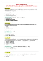 NRNP 6675 Midterm&NewLine;UPDATED ACTUAL Exam Questions and CORRECT Answers