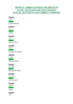 Medical Abbreviations For The Ptcb&NewLine;Exam - Rxtechexam&period;com Updated&NewLine;Actual Questions And Correct Answers