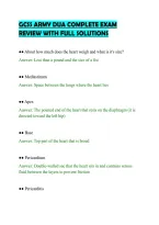 Gcss Army Dua Complete Exam&NewLine;Review With Full Solutions