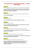Nsc Complete 2027 Test Questions & Answers - A&plus; Graded&NewLine;100&percnt; Verified&NewLine;