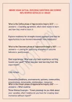 Nbhwc exam actual exam