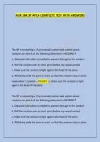 Nur 504 3P Apea Complete Test With Answers
