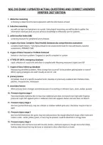 Nsg 316 Exam 1 Updated Actual Questions And Correct Answers&NewLine;Verified 2027 Edition