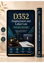 D352 Employment and Labor Law Study Guide &lpar;2026&sol;2027&rpar; &vert; WGU Objective Assessment Review & Exam Prep