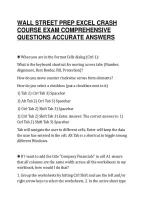 Wall&lowbar;Street&lowbar;Prep&lowbar;Excel&lowbar;Crash&lowbar;Course&lowbar;Final&lowbar;Exam&lowbar;Questions&lowbar;And&lowbar;Verified&period;pdf
