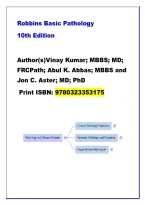 Robbins Basic Pathology&comma; 10th Edition Test Bank &vert; Chapter-by-Chapter All Chapters &vert; Pathology Questions&comma; Histopathology&comma; Clinical Pathology & USMLE Exam Prep    Pasted markdown