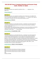 NSG 526 Exam 3&NewLine;UPDATED ACTUAL Exam Questions and CORRECT Answers&NewLine;
