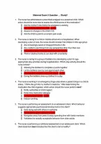 NUR 254 Maternal & Newborn Nursing Exams 1&comma; 2&comma; 3 & 4 Complete Q&A Package &vert; 13-Document Exam Prep Bundle &vert; Galen College of Nursing &vert; Fall 2026