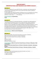 NSG 526 EXAM 3&NewLine;UPDATED ACTUAL Exam Questions and CORRECT Answers