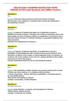 Nsg 530 Exam 1 Examprep Master Study Paper&NewLine;Updated Actual Exam Questions And Correct Answers&NewLine;